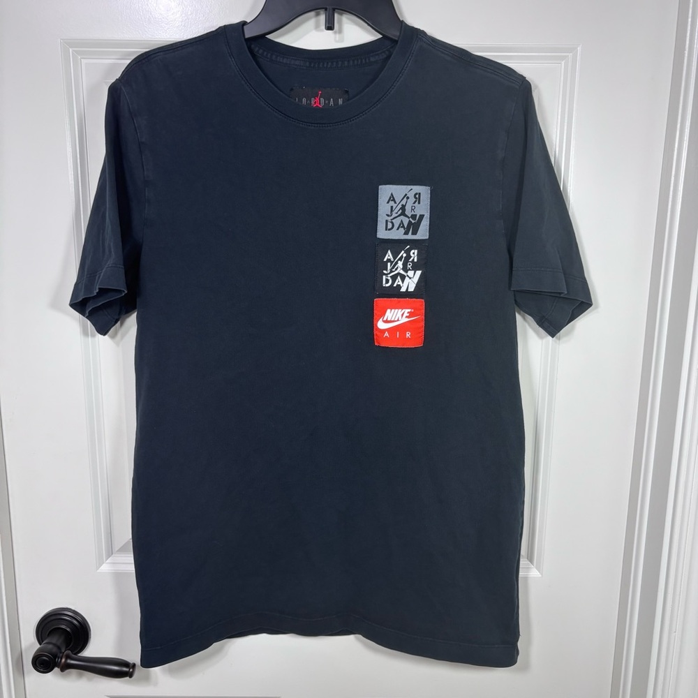 Nike Air Jordan 4 Legacy Woven Label Tee Men’s M Black